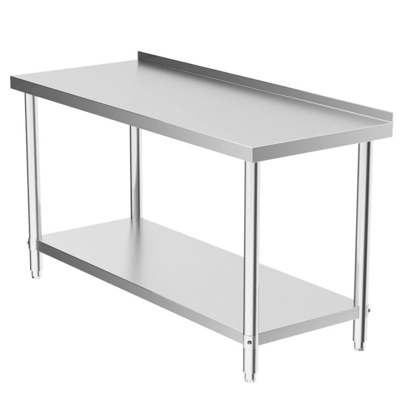 Stainless steel commercial table top