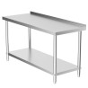 Stainless steel commercial table top